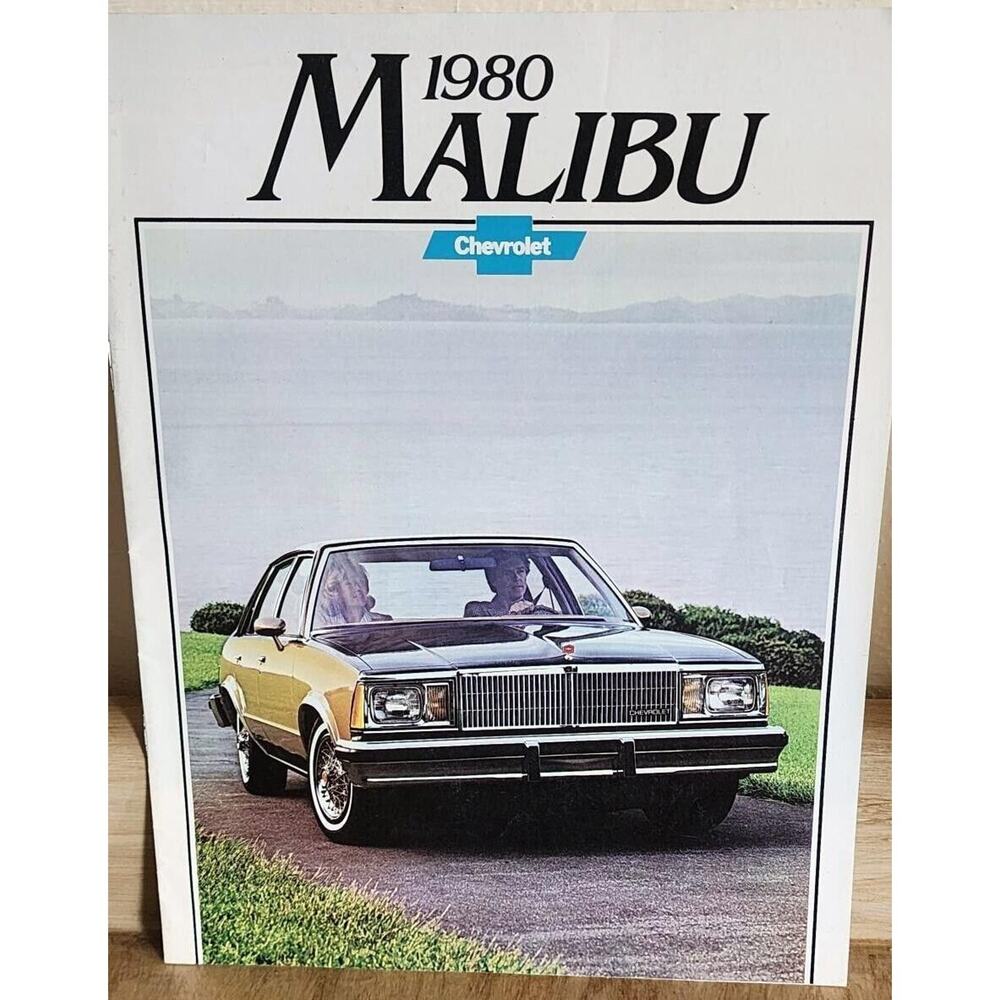 1980 Chevrolet Malibu & Classic 16 Page Original Car Sales Brochure See Pictures